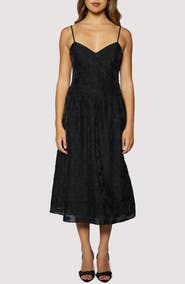 Lost + Wander Petal Veil Jacquard Dress