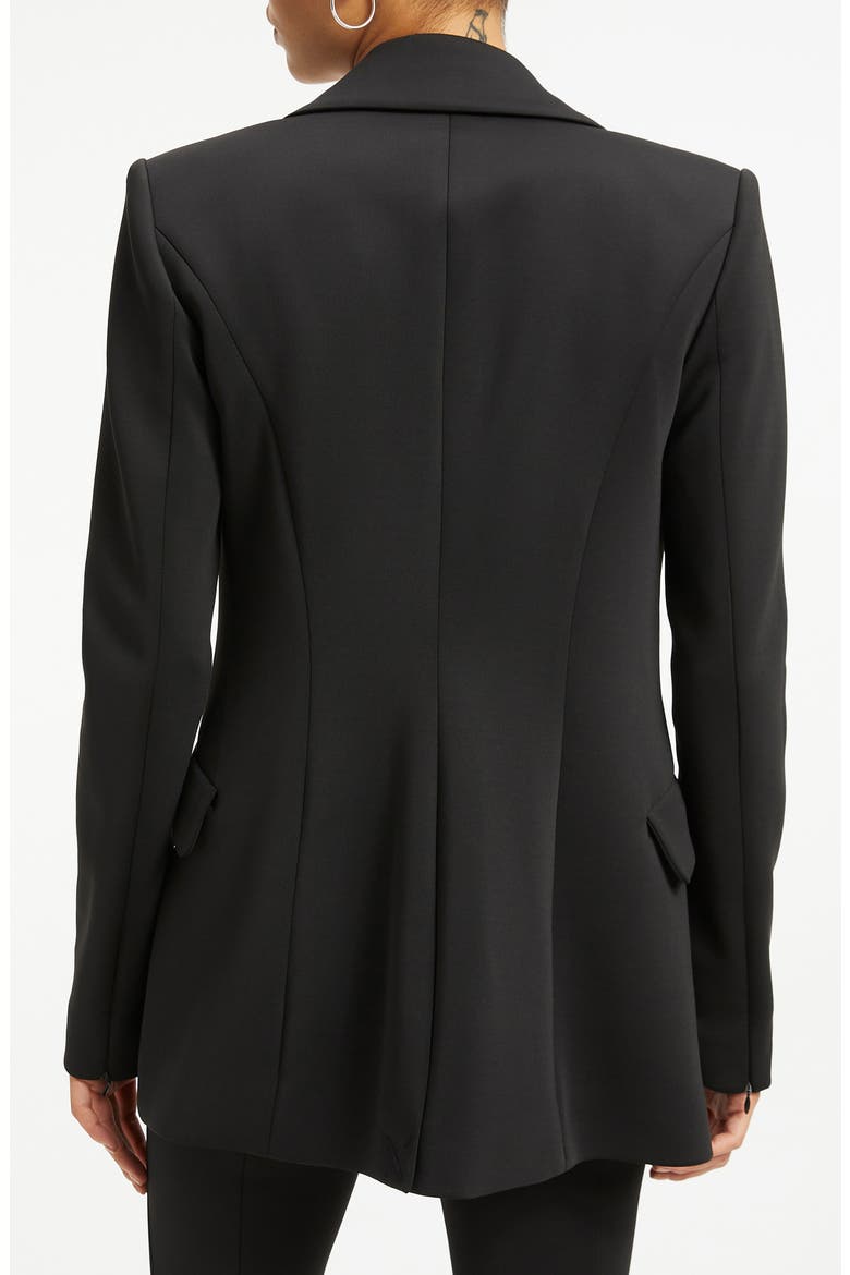 Fitted Scuba Blazer, Alternate, color, BLACK001