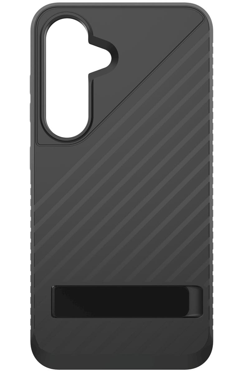 ZAGG Denali Case with Kickstand for Samsung Galaxy S25, Alternate, color, Black