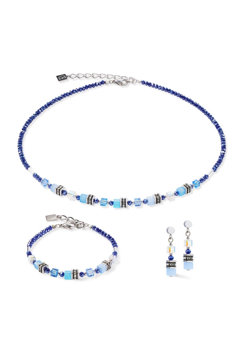 Mini Cubes Bracelet, Alternate, color, Blue