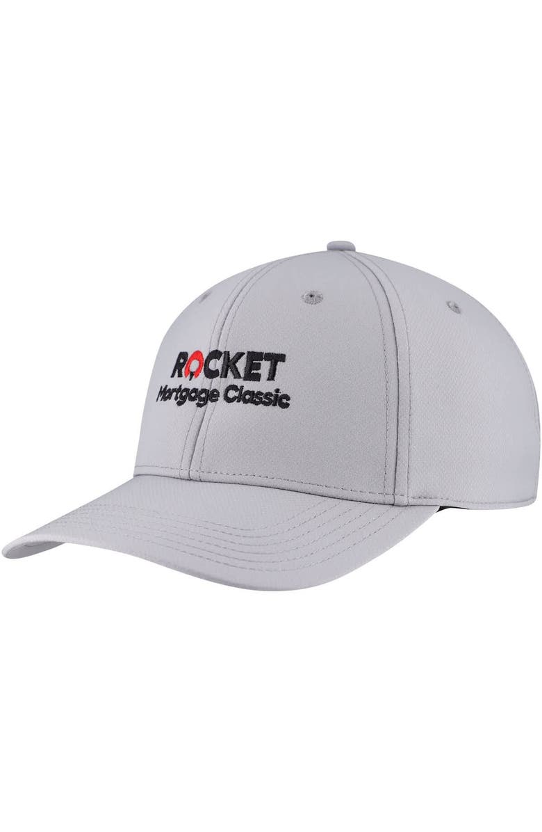 AHEAD Men's Ahead Gray Rocket Mortgage Classic Stratus AeroSphere Adjustable Hat, Alternate, color, Gray