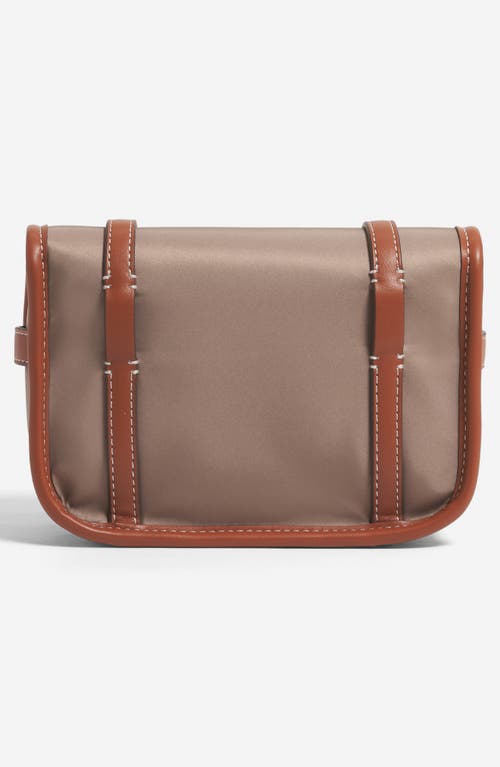 Stoney Clover Lane Convertible Nylon Saddle Bag In Brown