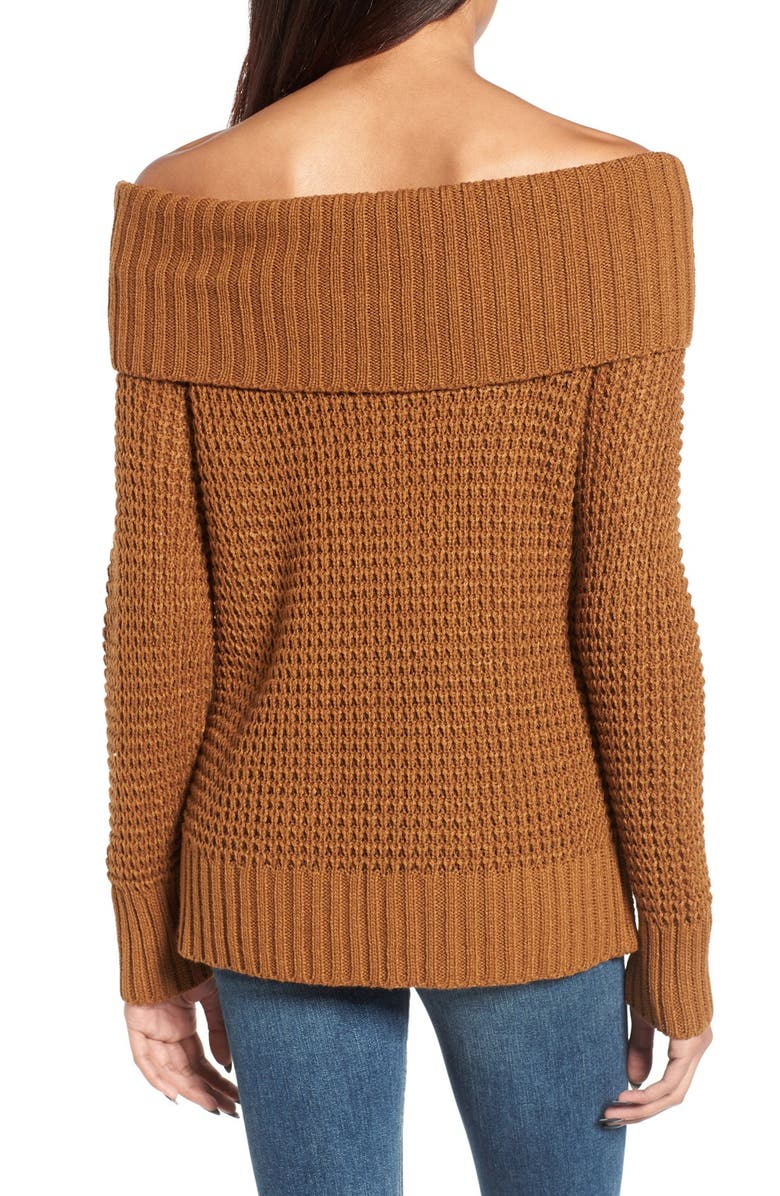 BP. Off the Shoulder Sweater, Alternate, color, 