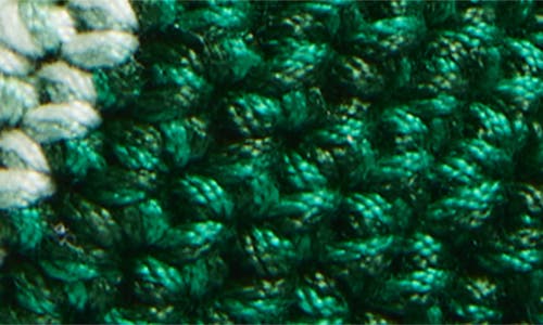Jw Anderson Teacup Crochet Bag Charm In Green