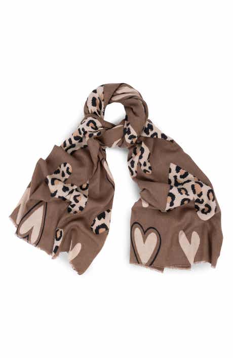 Leopard Heart Scarf