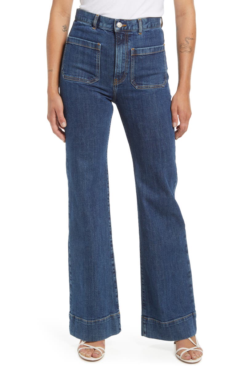 JEANERICA St. Monica High Waist Flare Jeans, Main, color, 