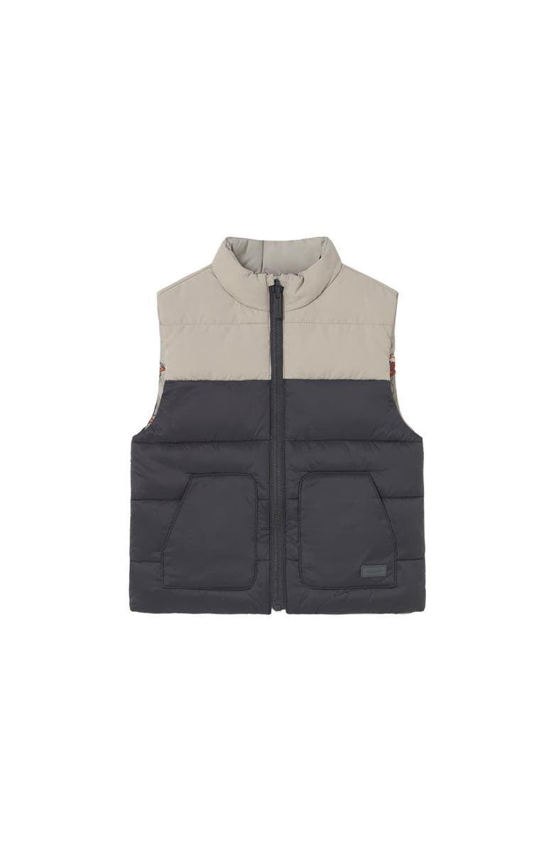 Mayoral Reversible Vest, Main, color, Navy