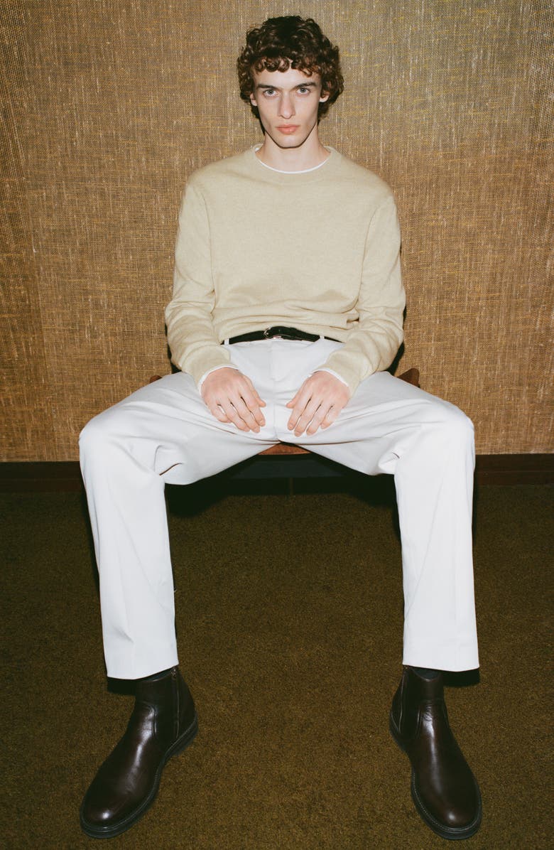 MANGO Crewneck Cashmere Sweater, Alternate, color, 