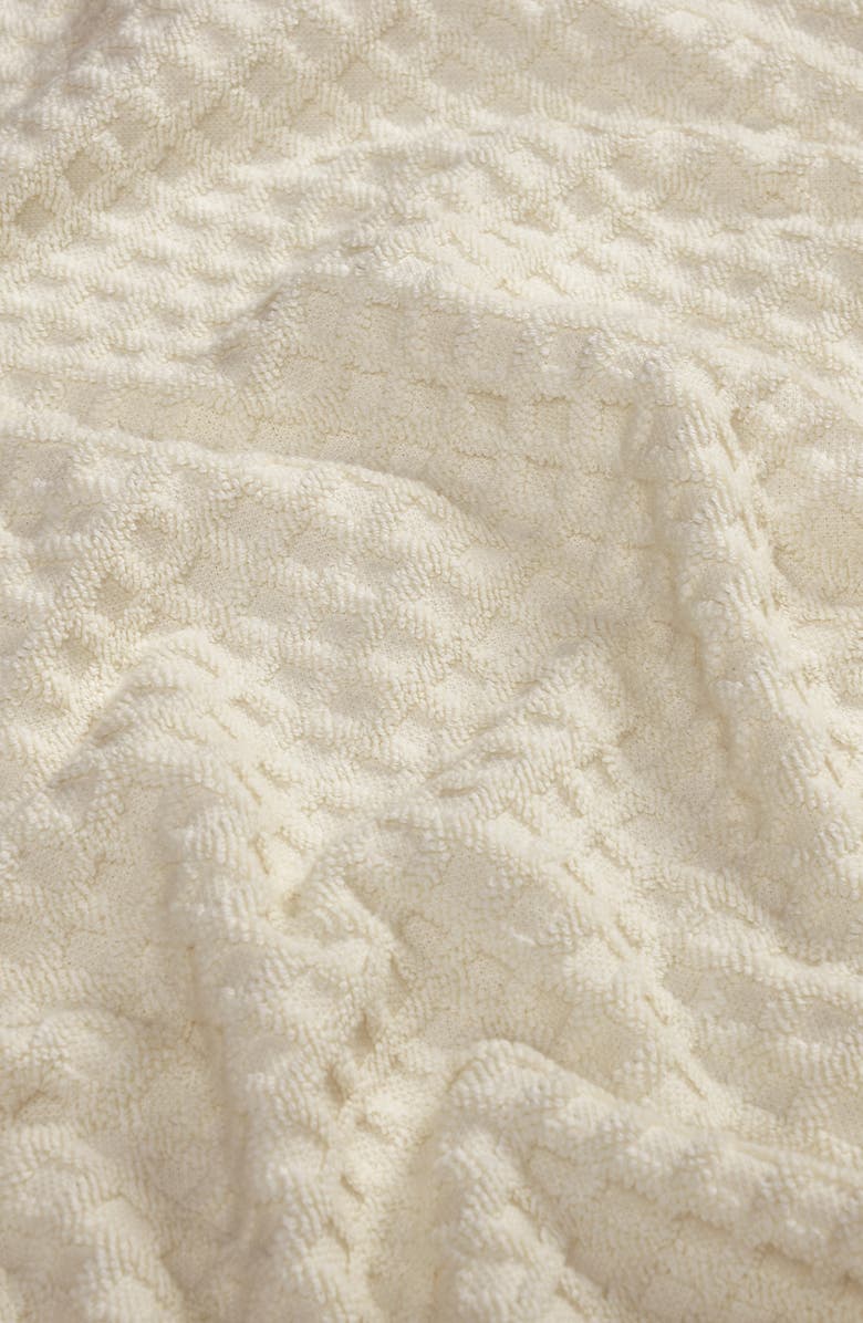 Woven & Weft 2-Pack Diamond Cotton Bath Sheets, Alternate, color, Oatmeal