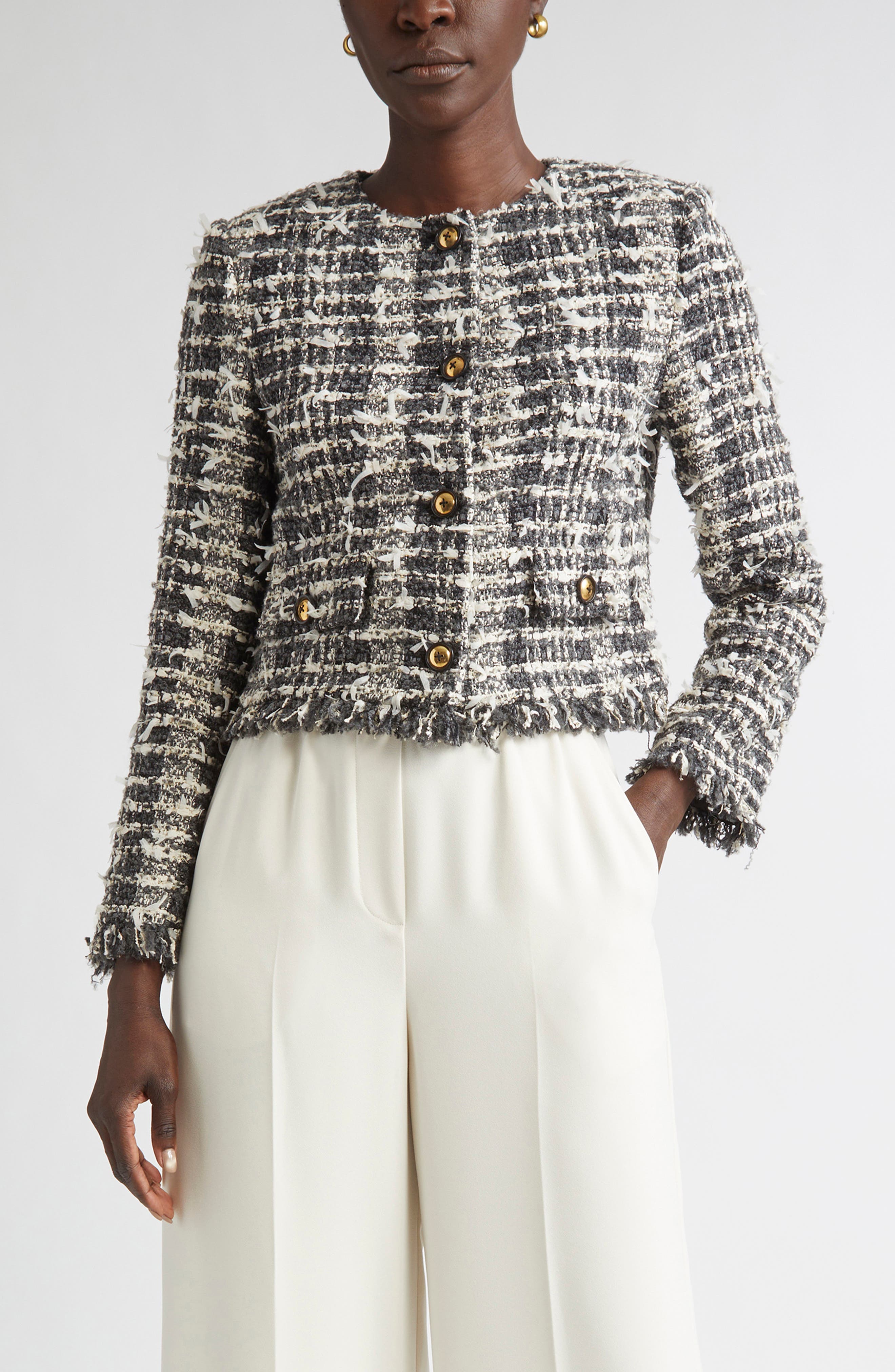 Eyelash Tweed Jacket