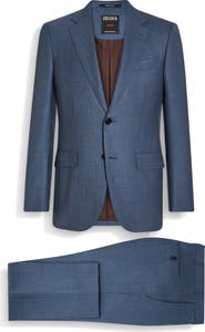 ZEGNA Centoventimilia Subtle Plaid Wool Suit