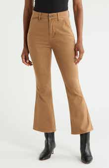 Carson High Waist Flare Ankle Crop Pants