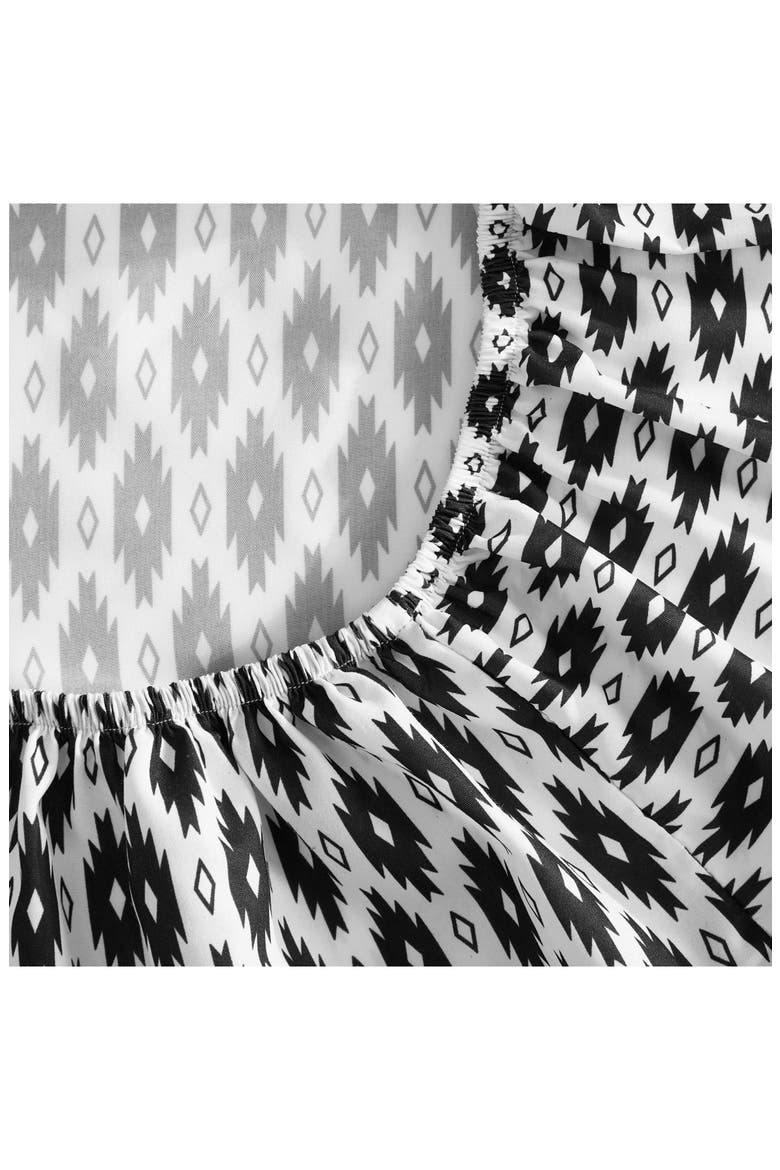 Blaze Geo Print Sheet Set, Alternate, color, WHITE
