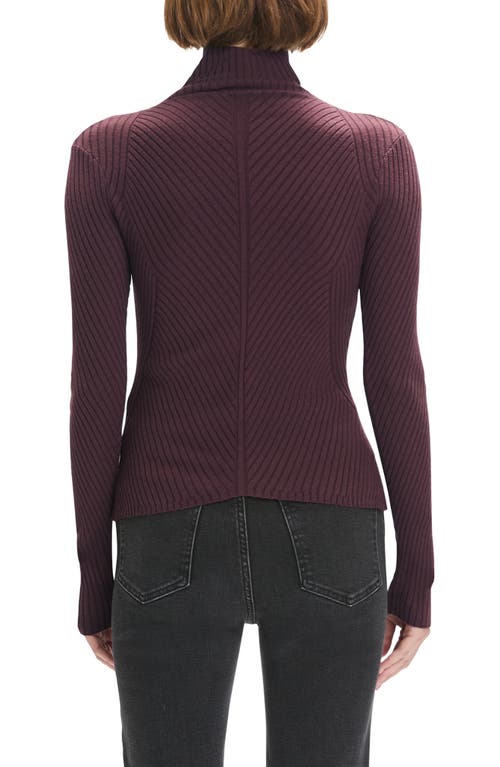 Favorite Daughter Be Your Girl Turtleneck Merino Wool Blend Sweater In Brown