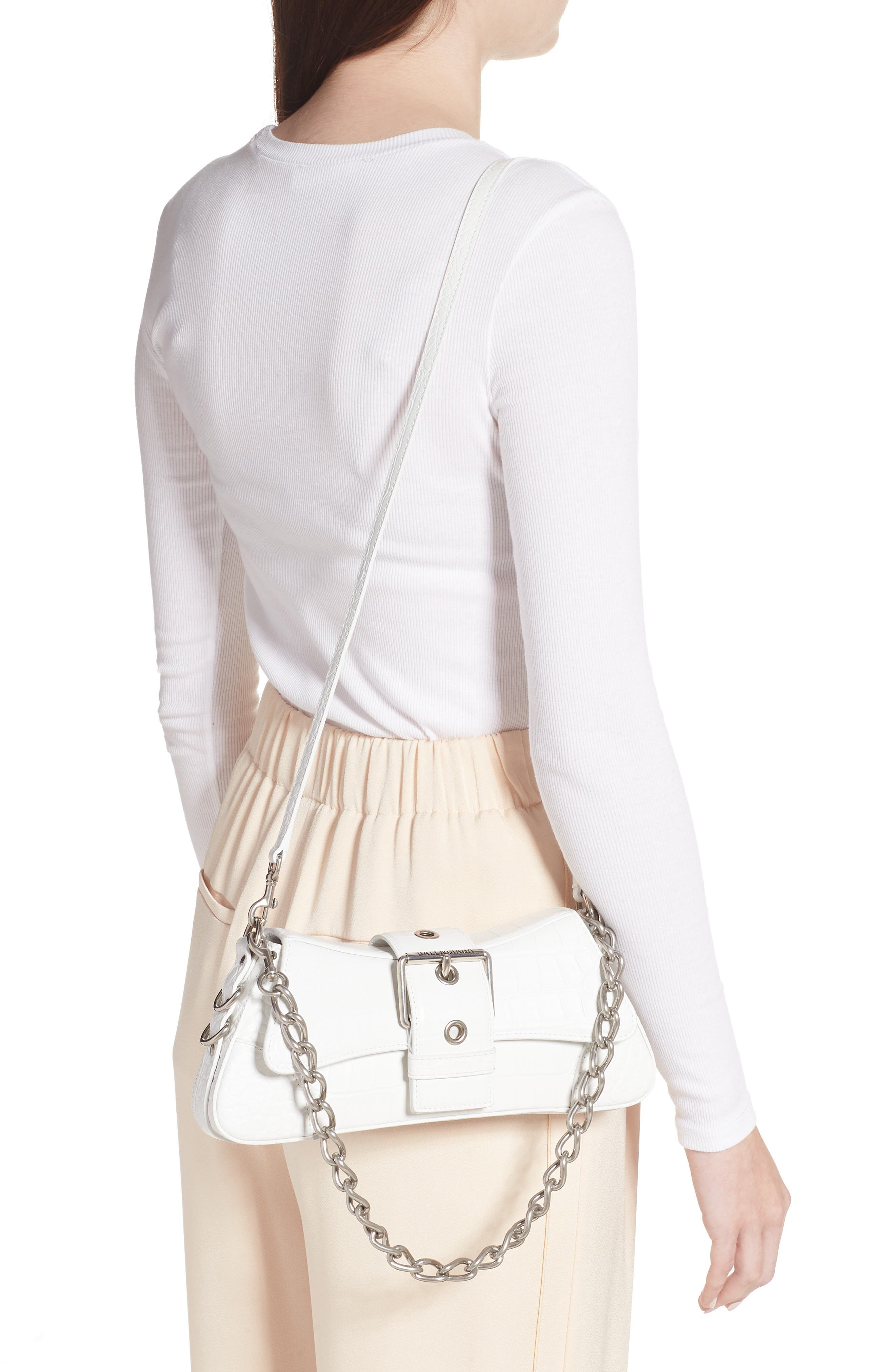Small Lindsay Shoulder Bag, Alternate, color, OPTIC WHITE