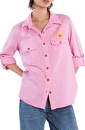 Billy T Hello Sunshine Embroidered Button-Up Shirt