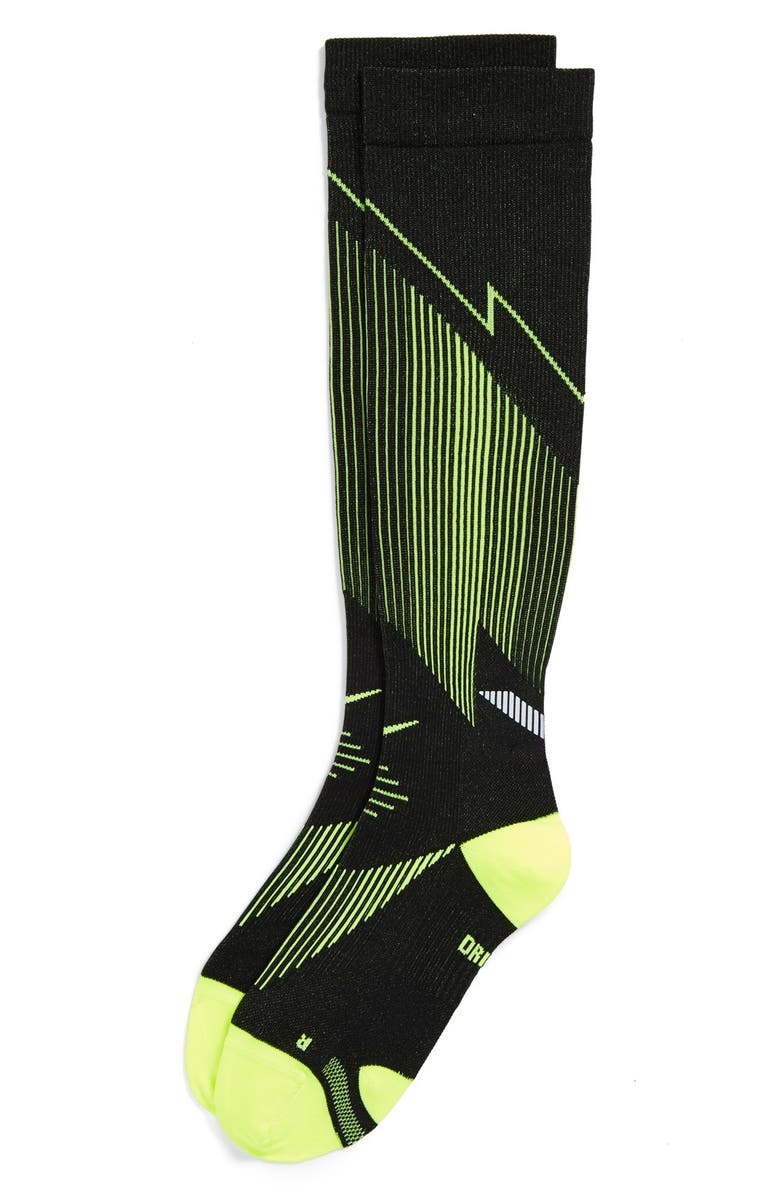 Nike 'Elite Compression OTC' Dri-FIT Running Socks, Alternate, color, 