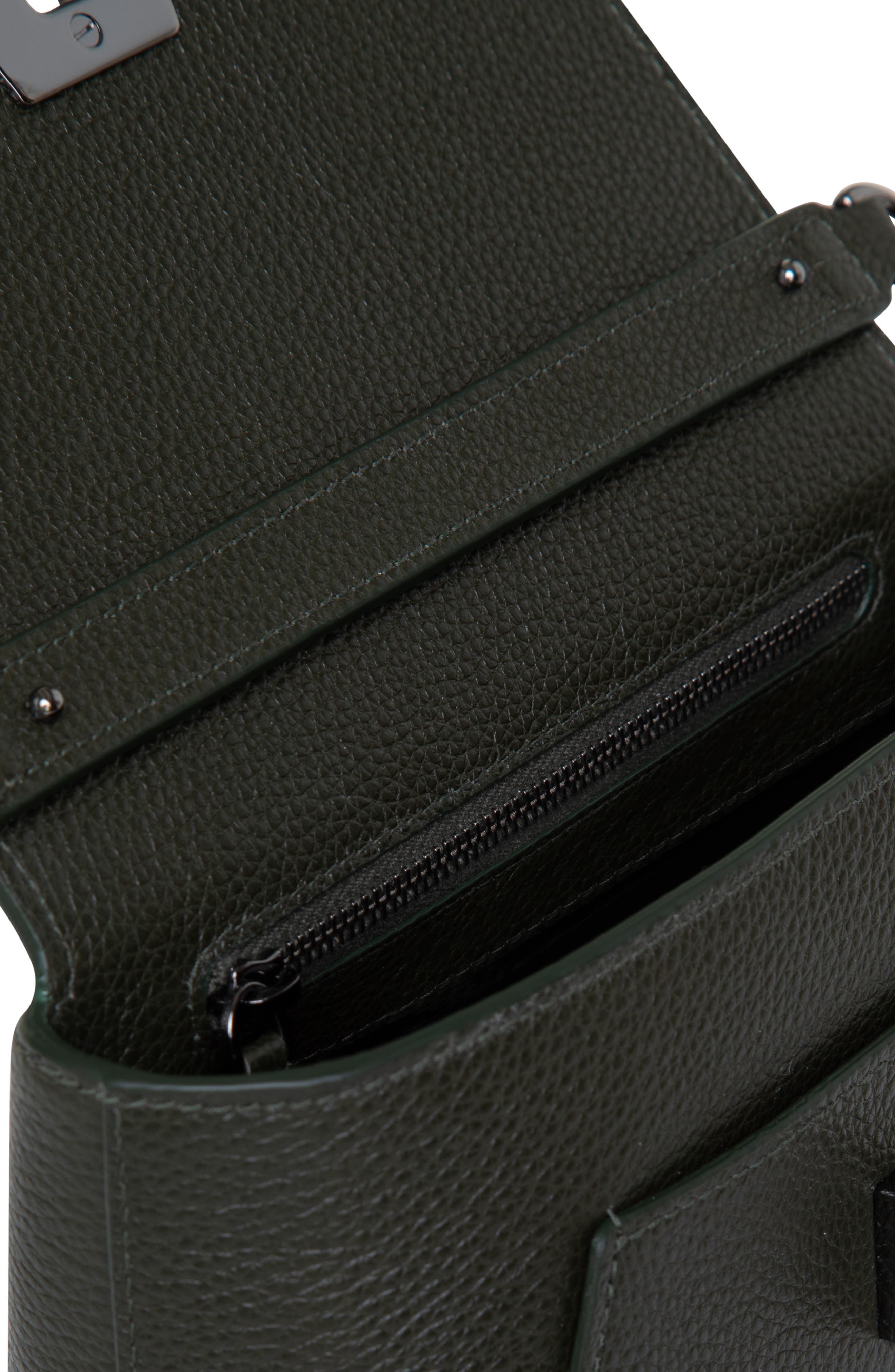 Akris Little Anouk Calfskin Crossbody Bag, Alternate, color, 