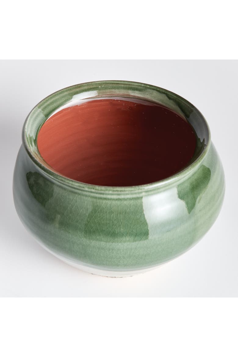 Maisha Drum Vase, Alternate, color, Green