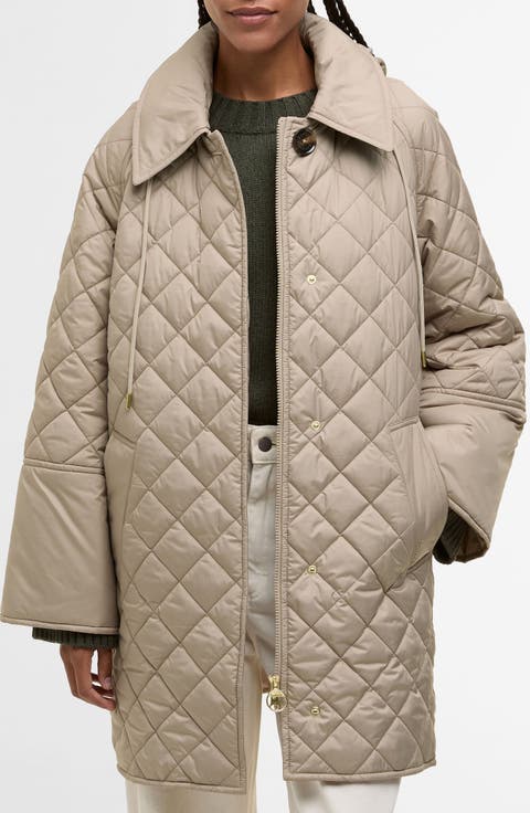 Cara Diamond Quilted Parka