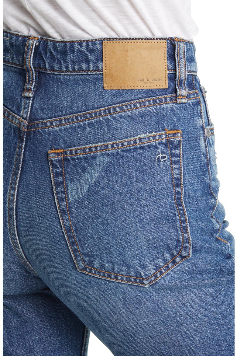 Alex High Waist Straight Leg Jeans, Alternate, color, ASH2