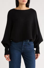 Love Token Franklin Batwing Crop Sweater
