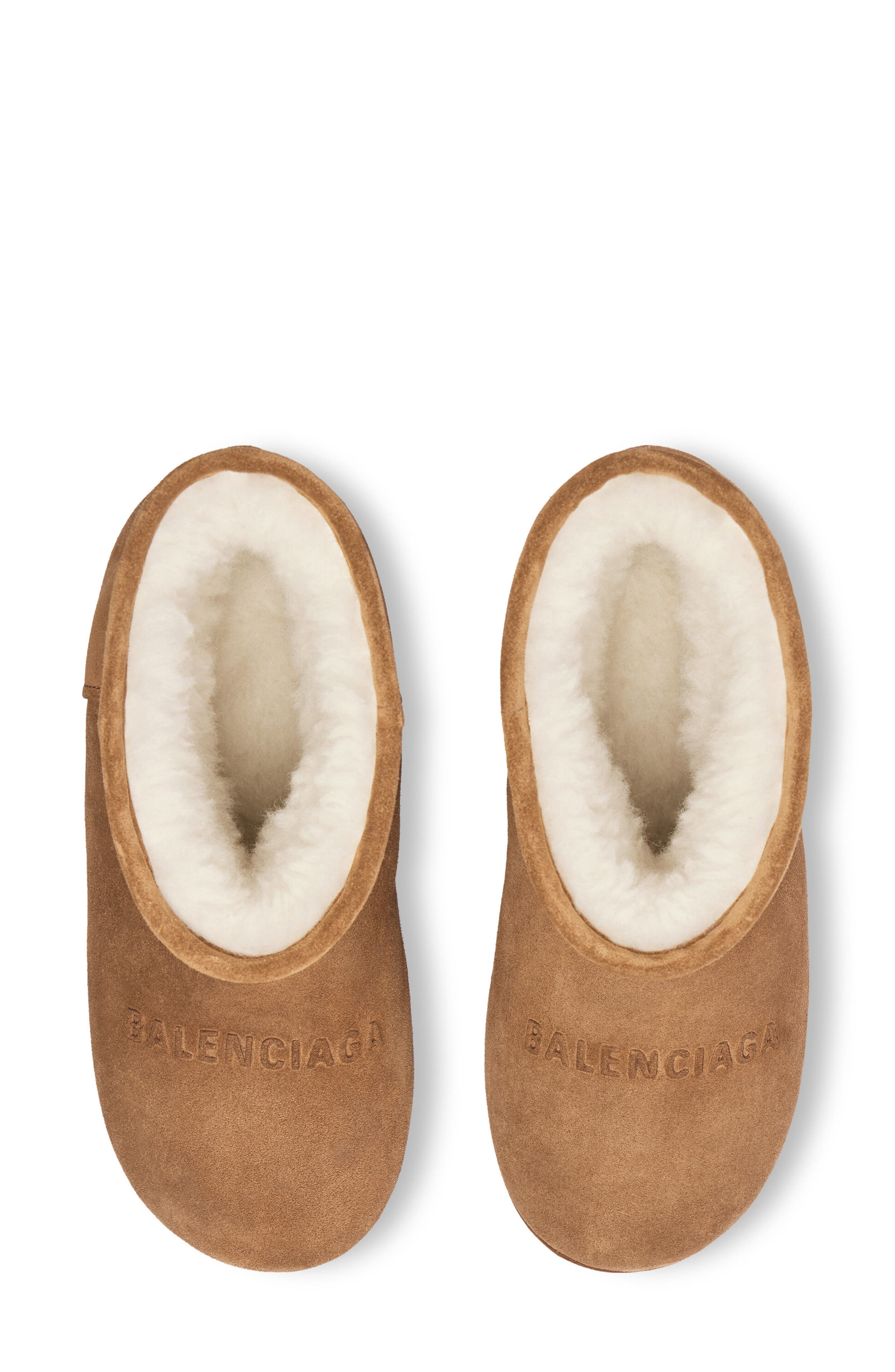 Balenciaga Alaska Platform Bootie, Alternate, color, 2200 Brown/ White