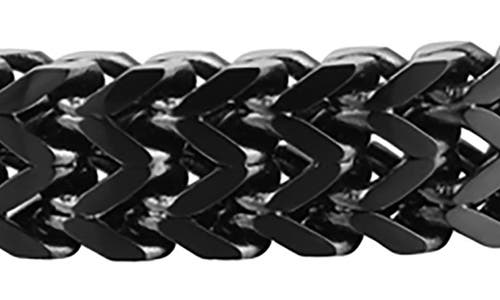 Geoffrey Beene Franco Chain Bracelet In Black