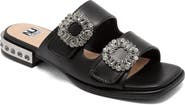 NINETY UNION Resort Rhinestone Slide Sandal