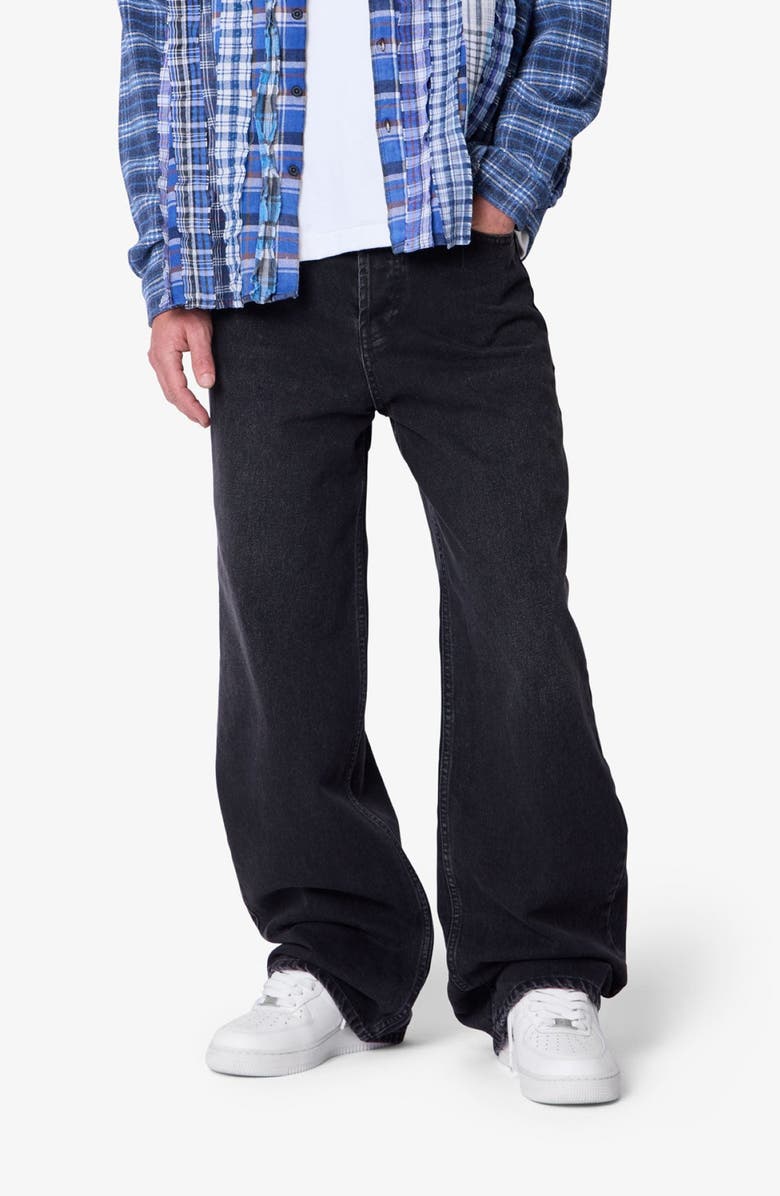 mnml Baggy Denim Jeans, Alternate, color, Stone Wash Black