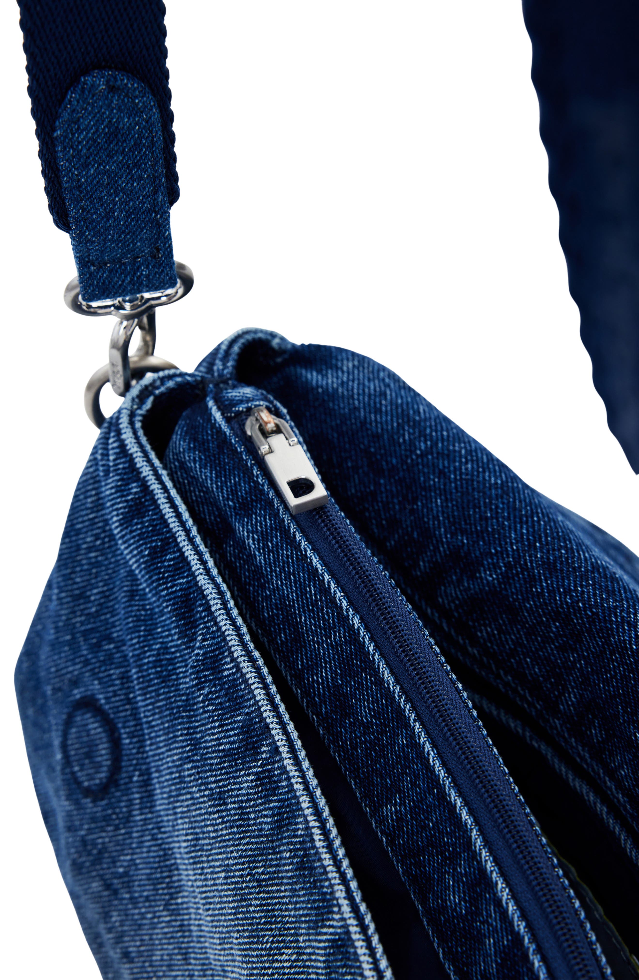 Desigual Denim Crossbody Bag, Alternate, color, Medium Blue