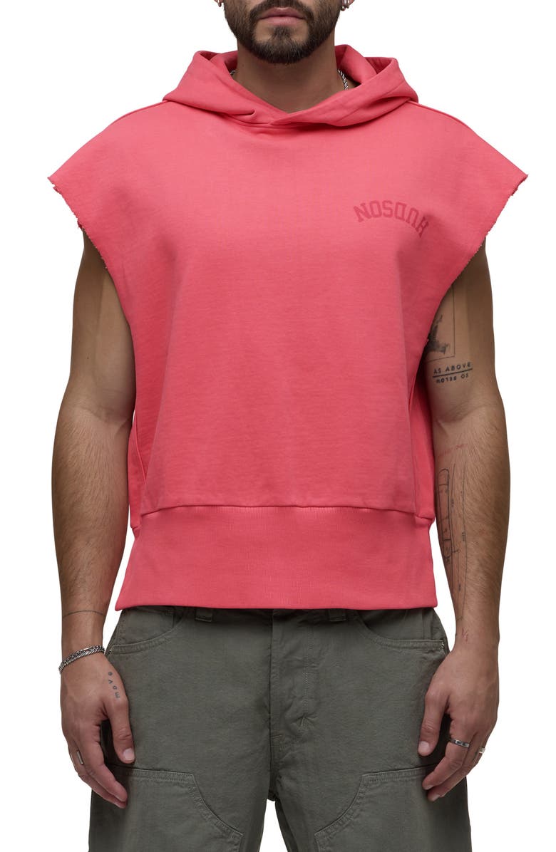 Hudson Jeans Viper Cutoff Hoodie, Main, color, 