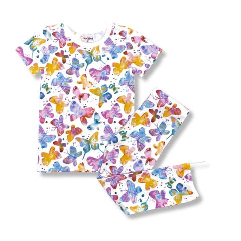 Kids Organic Two-Piece Pajama Set in Stars