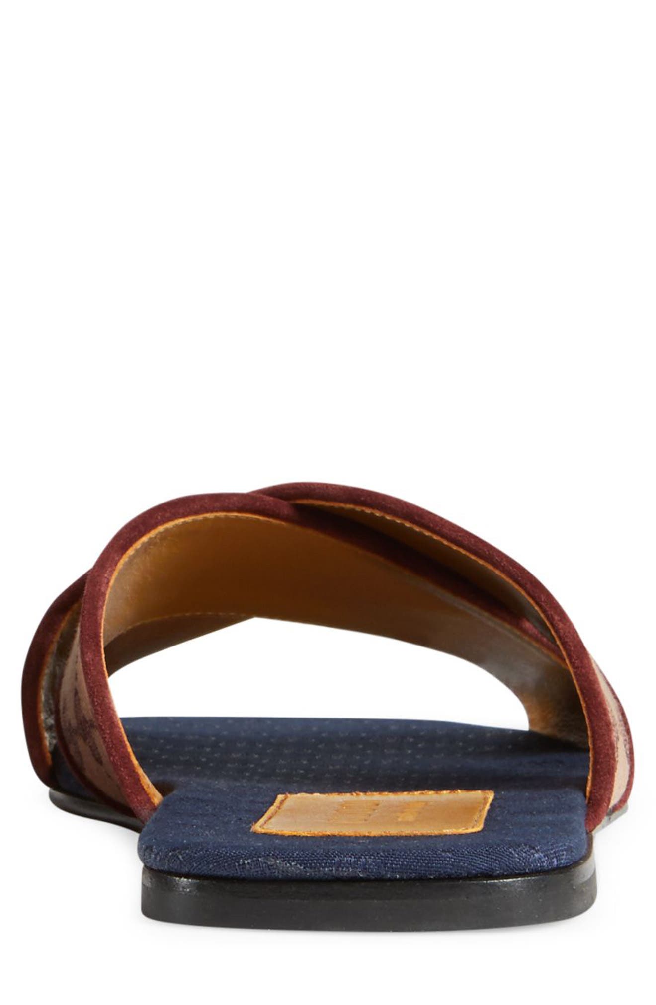Gucci GG Canvas Slide Sandal, Alternate, color, 