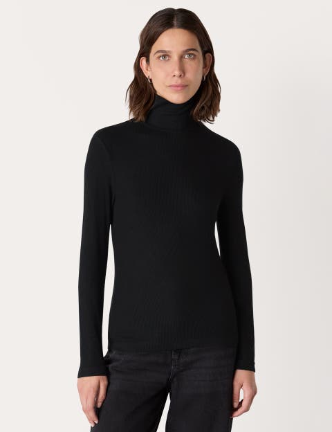 Essential Ribbed Polo Top