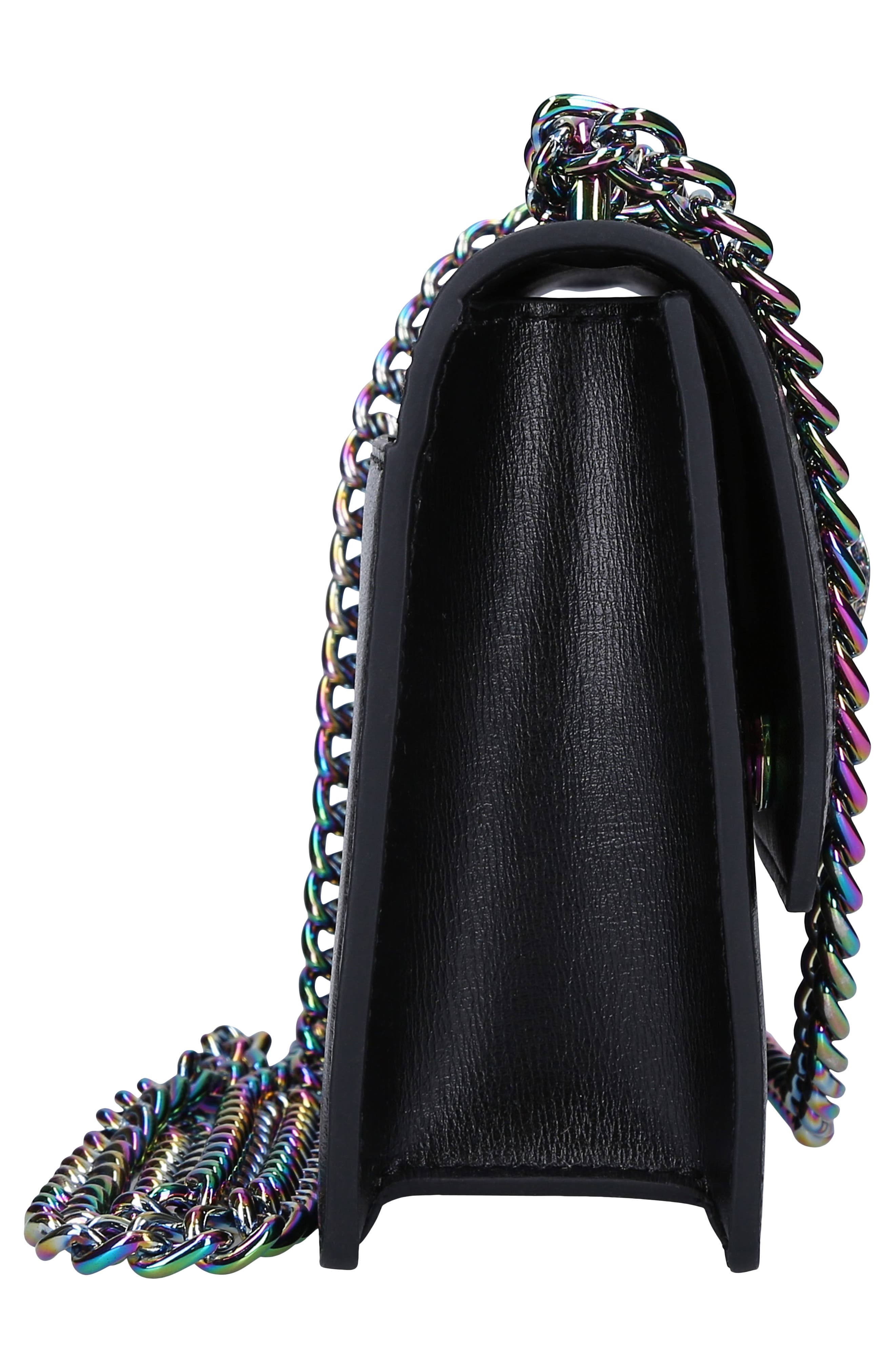 Kurt Geiger London Shoreditch Small Leather Convertible Crossbody Bag, Alternate, color, 