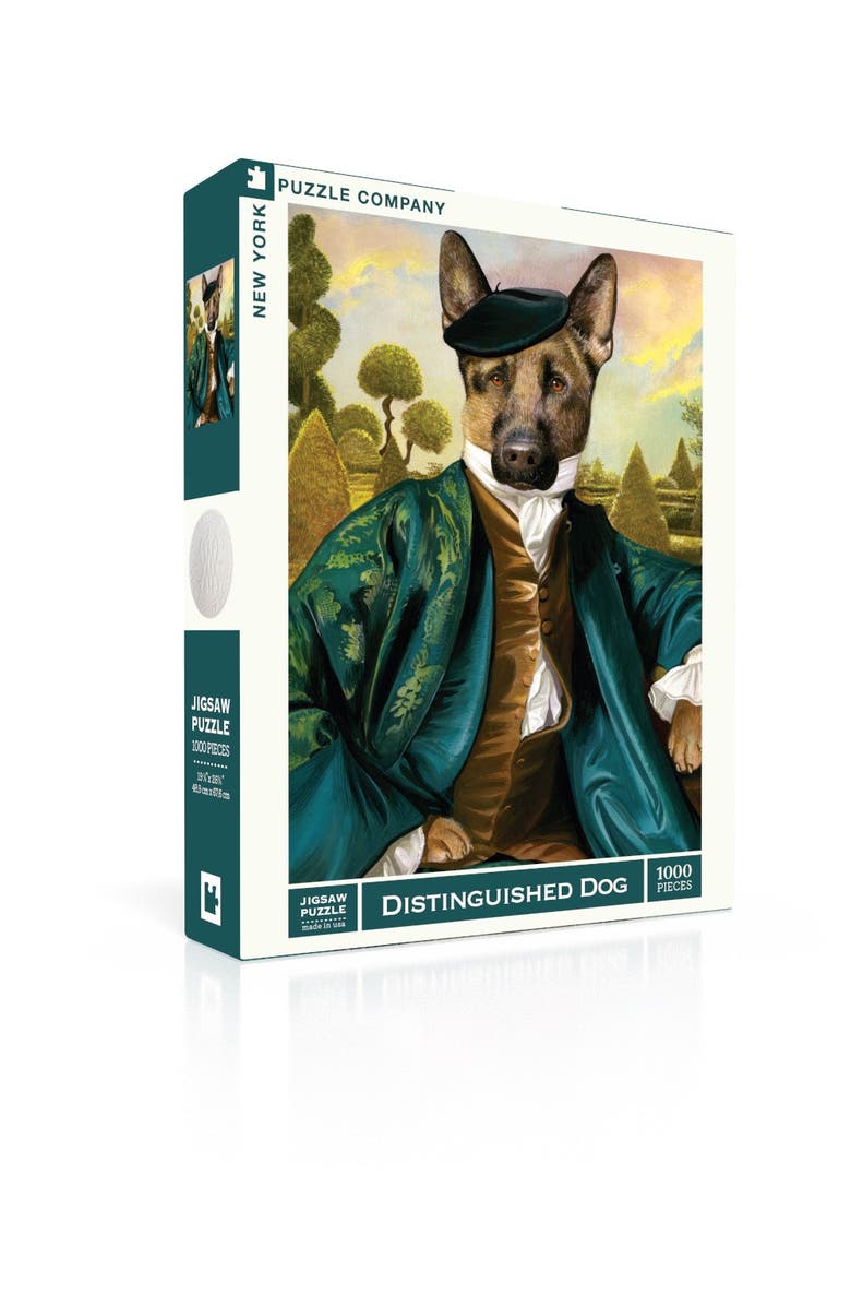 NEW YORK PUZZLE COMPANY Distinguished Dog 1000 Piece Puzzle, Alternate, color, NO COLOR