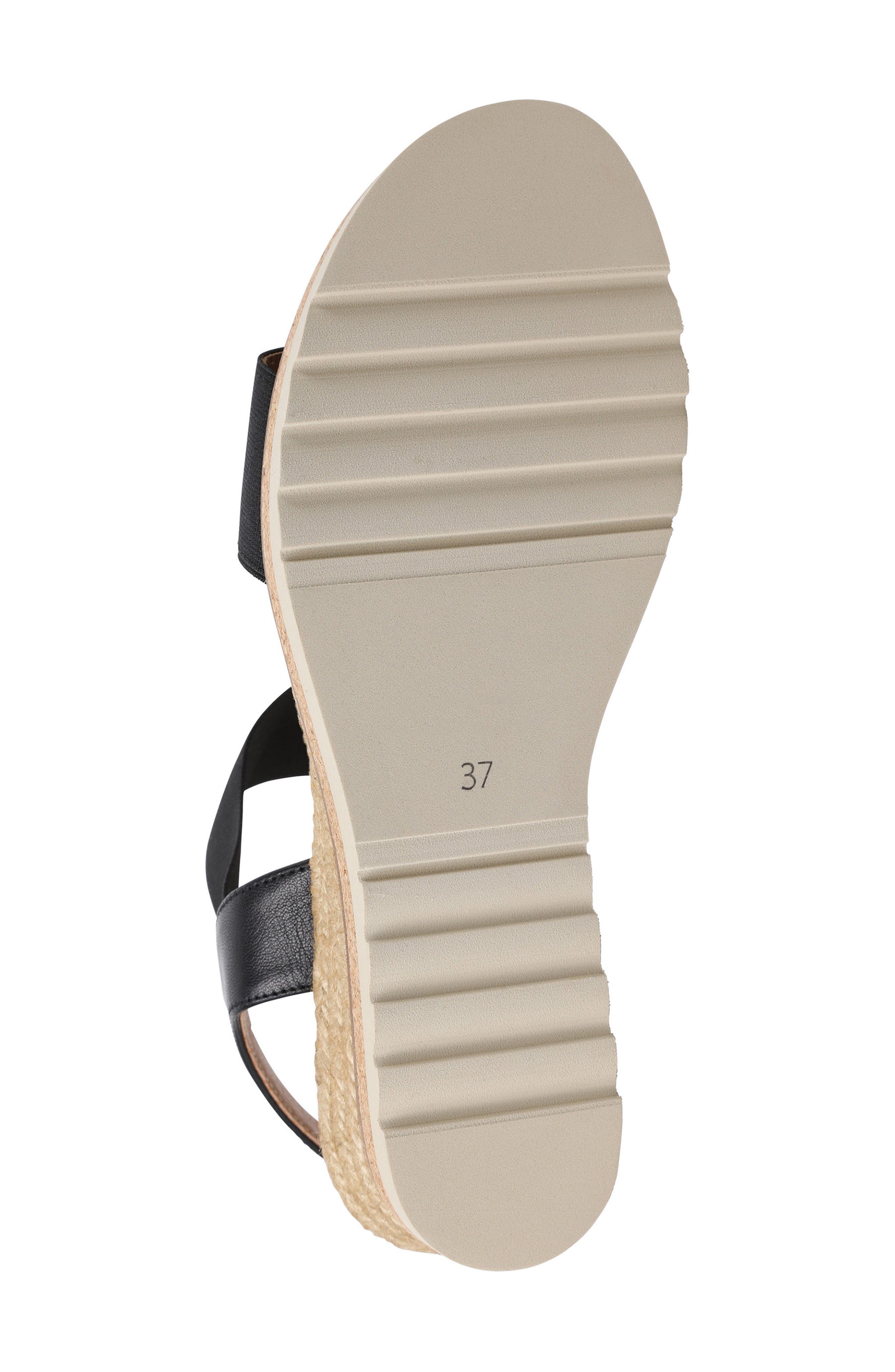 André Assous Neveah Espadrille Sandal, Alternate, color, Black Fabric