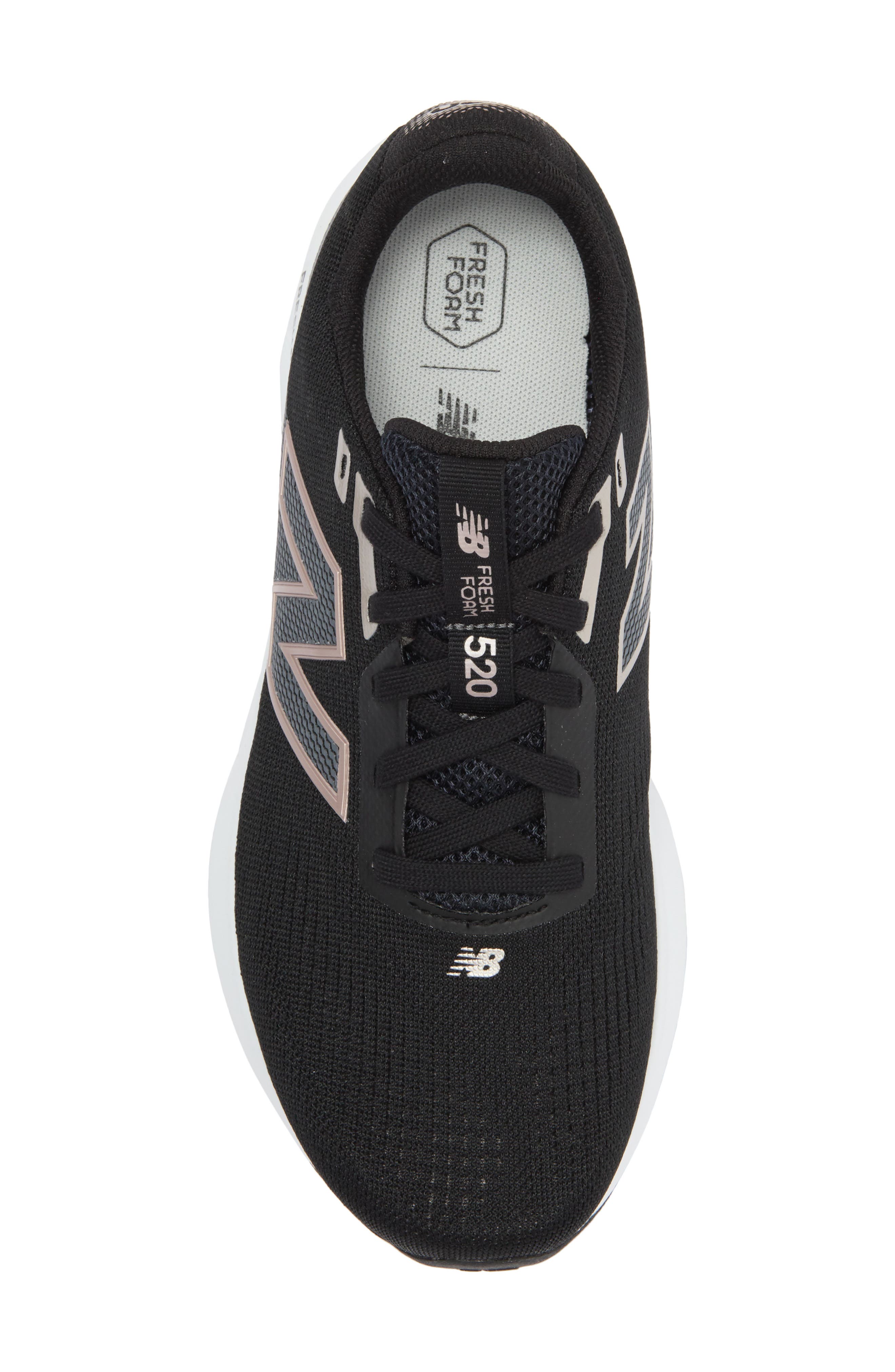 New Balance Fresh Foam 520 V9 Running Shoe, Alternate, color, Black/ Castlerock