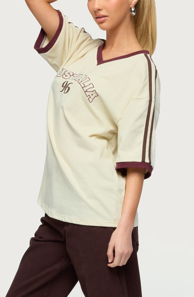 EDIKTED Australia 96 Oversize Cotton T-Shirt, Alternate, color, 