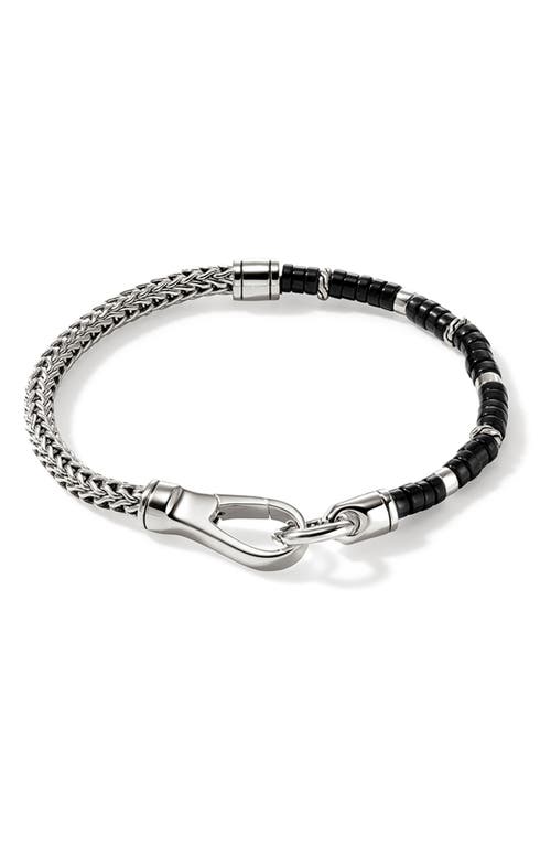 JOHN HARDY JOHN HARDY HESISHI CHAIN & STONE BRACELET