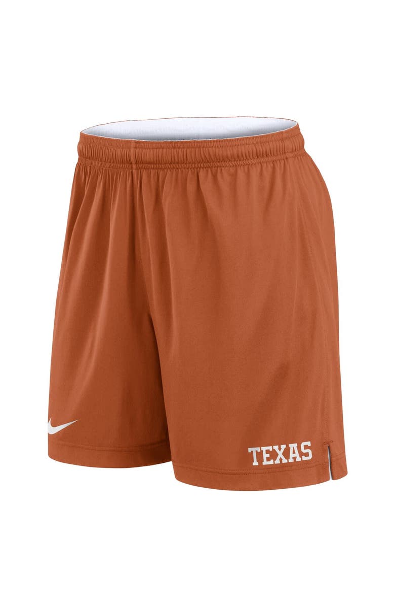 Nike Men's Nike White/Texas Orange Texas Longhorns Primetime Reversible Performance Shorts, Alternate, color,