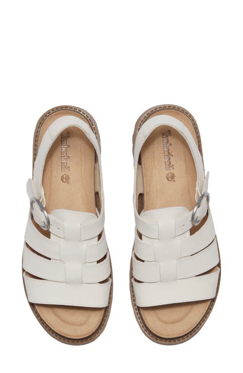 Timberland Clairemont Way Fisherman Sandal In Natural Nubuck