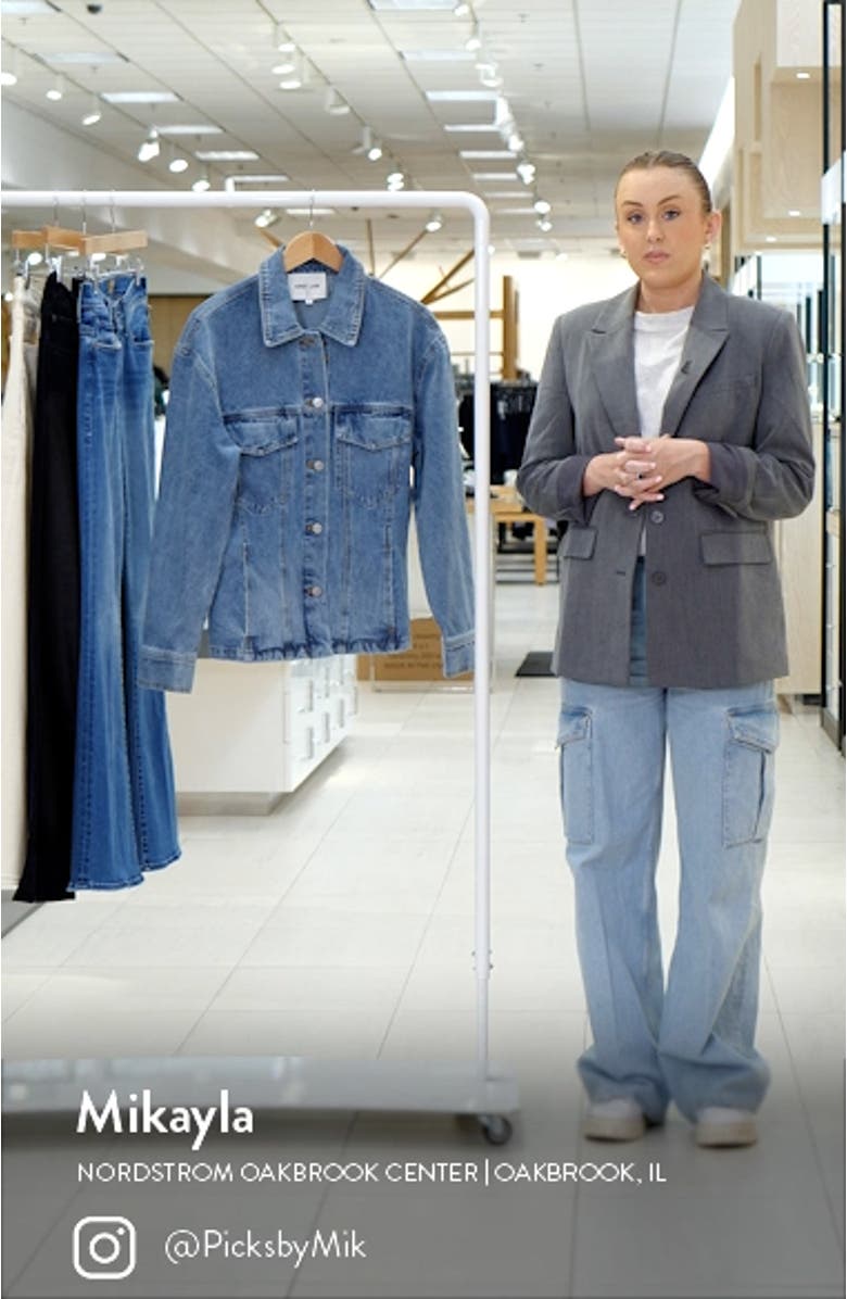 Fitted Denim Jacket, sales video thumbnail