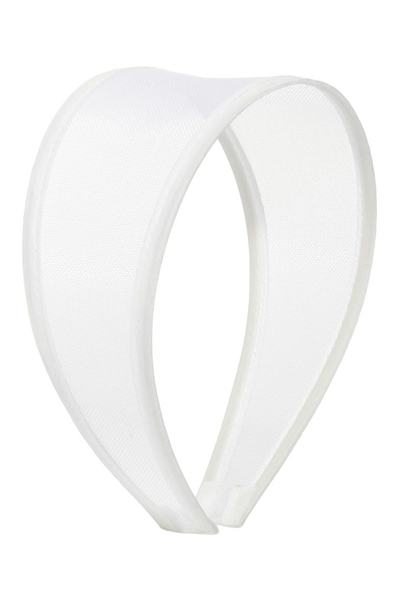 Mesh Headband, Main, color, WHITE