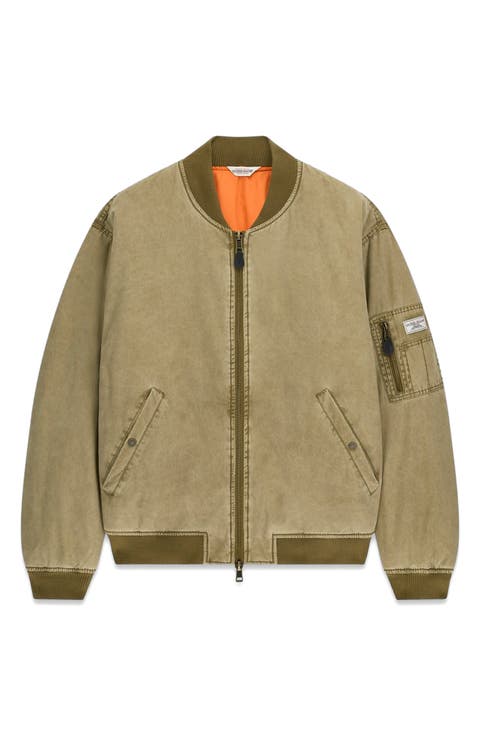 Washed Bomber Jacket