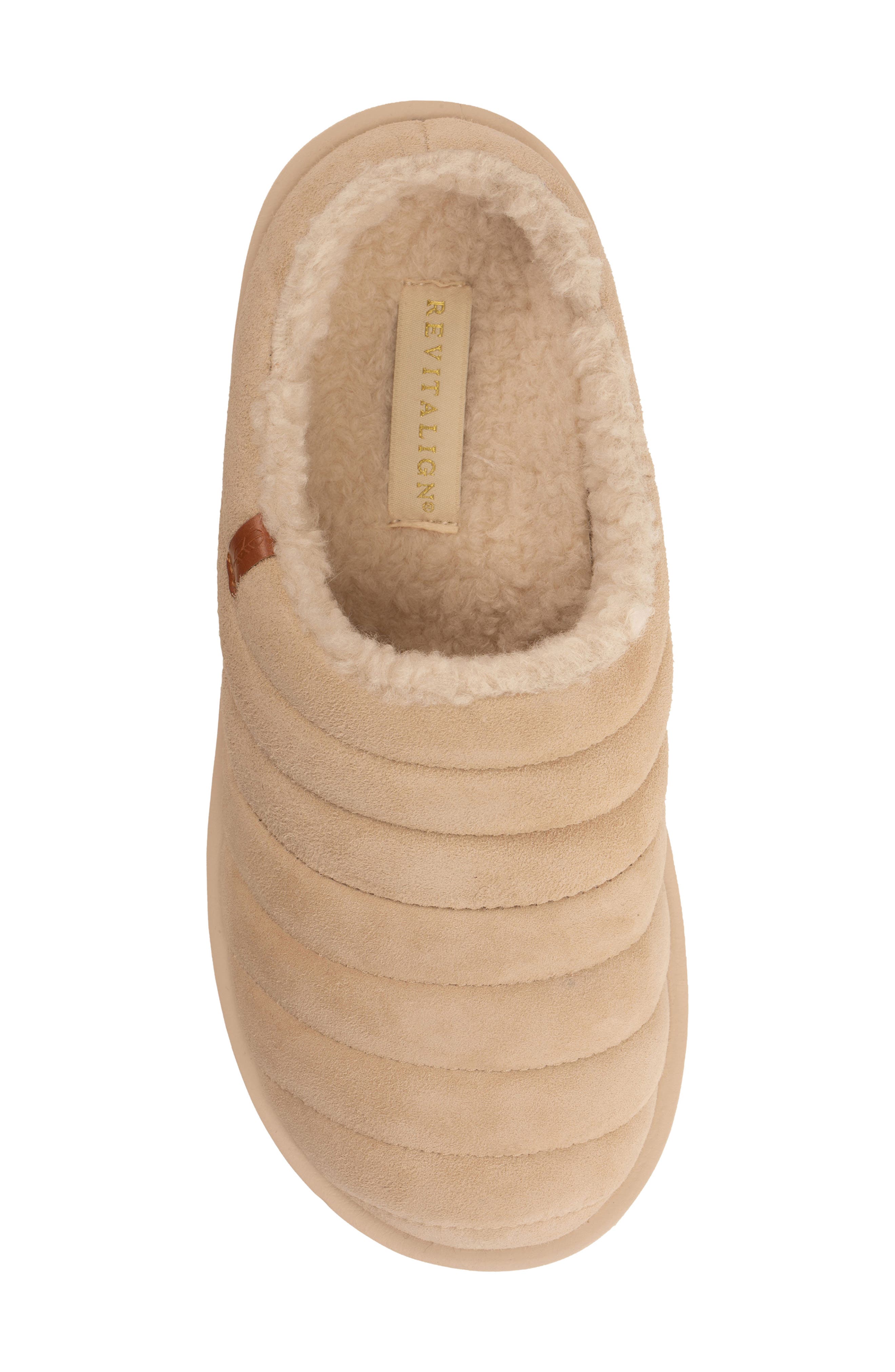 Valley Faux Fur Lined Slipper, Alternate, color, SESAME