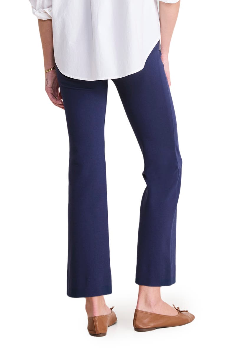 vineyard vines Peyton Crop Ponte Pants, Alternate, color, Nautical Navy