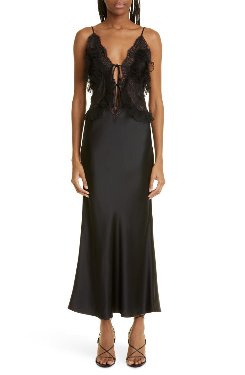 Alexander Wang Lace Detail Silk Slipdress | Nordstrom Alexander Wang Lace Detail Silk Slipdress | Nordstrom