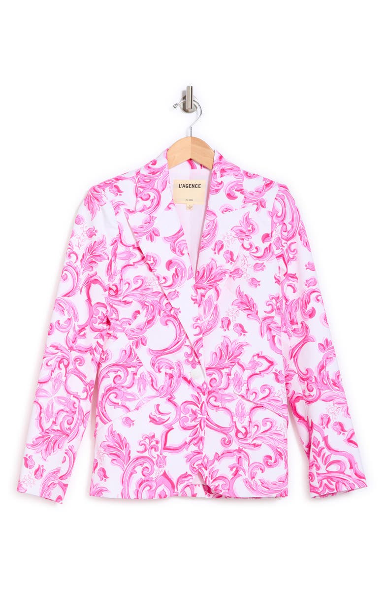 L'AGENCE Chamberlain Single Button Blazer, Alternate, color,